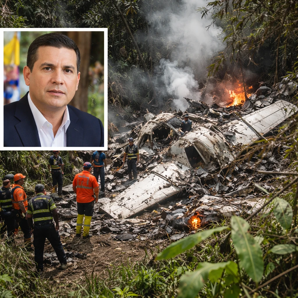 Fatal Small Plane Accident in Northeastern Colombia Claims 15 Lives, Including Legislator
