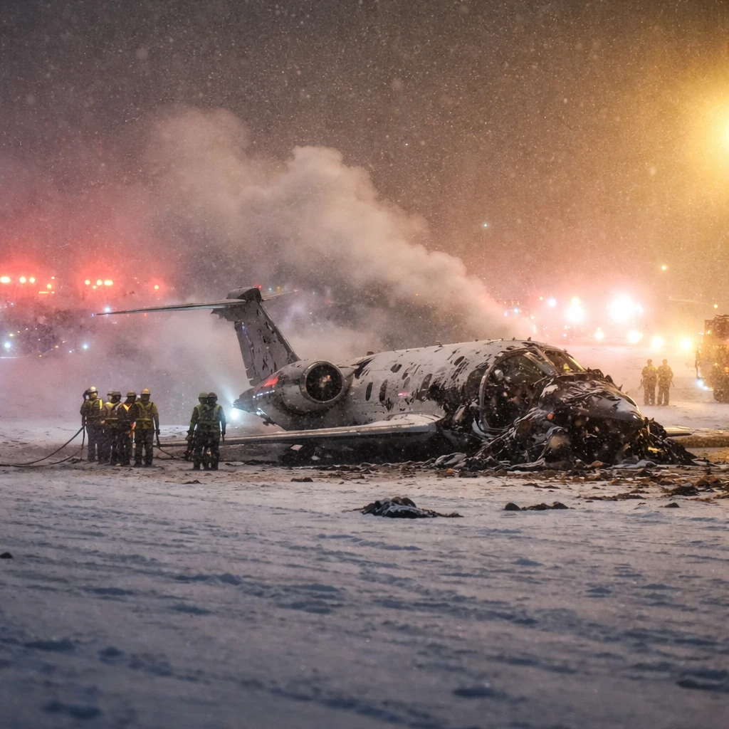 Private Business Jet Crash in Maine Kills Seven Amid Severe Snowstorm