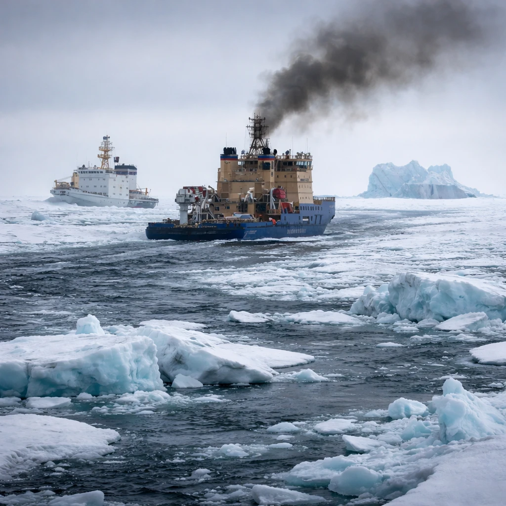Arctic Shipping Growth Fuels Black Carbon Concerns Amid Geopolitical Strains