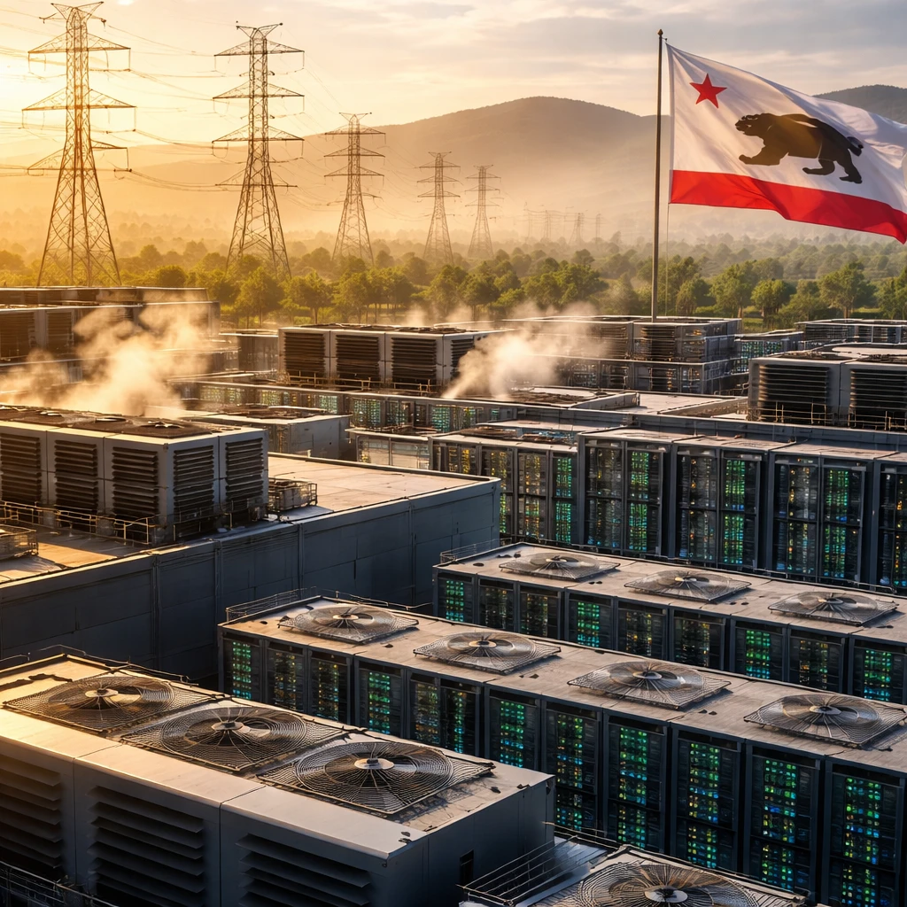 California's Effort to Regulate Data Center Energy Use Diluted to Study Mandate