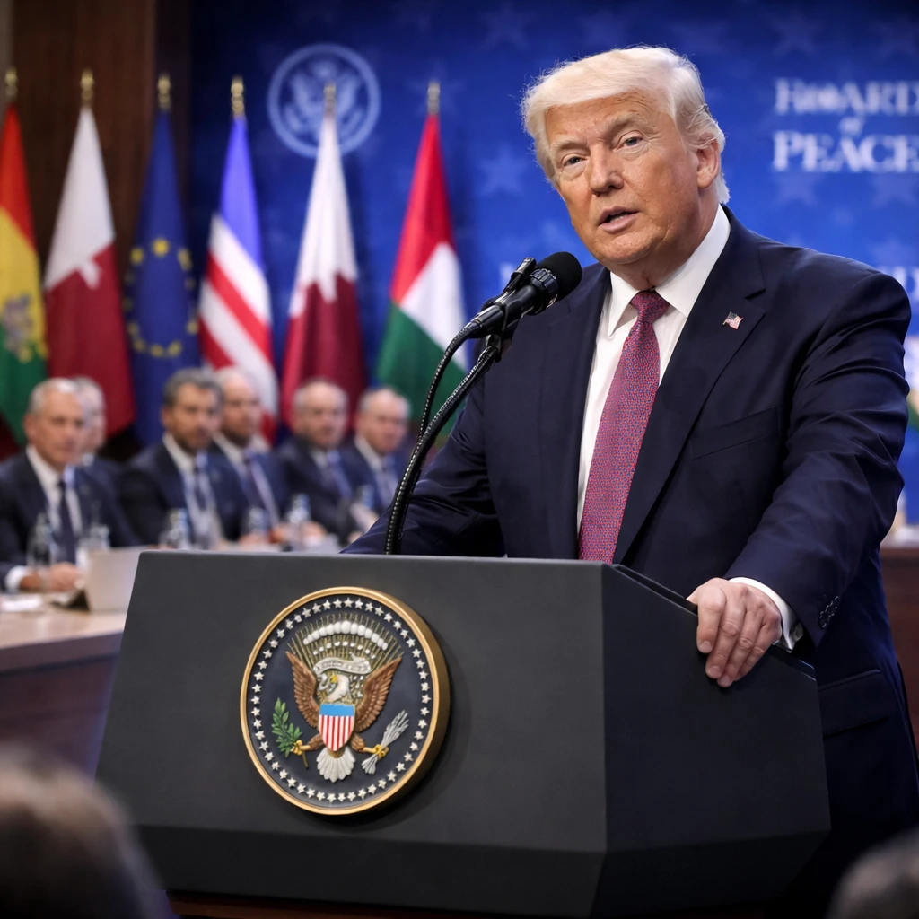 Trump to Host Inaugural Board of Peace Meeting in Washington to Support Gaza Reconstruction