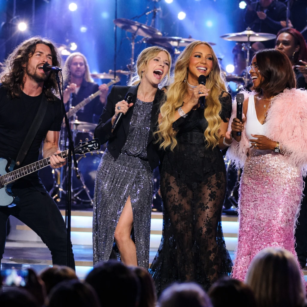 Mariah Carey Celebrated with Eclectic Tribute Featuring Foo Fighters' Grunge Revival