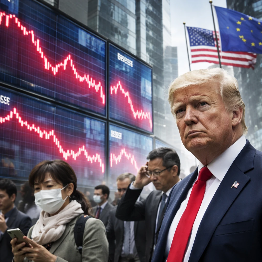 Global Equity Markets Tumble Amid Rising US-European Trade Tensions