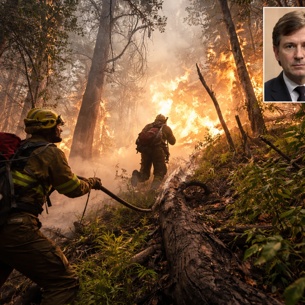 Intense Wildfires Ravage Argentine Patagonia Sparks Controversy Over Government Budget Cuts