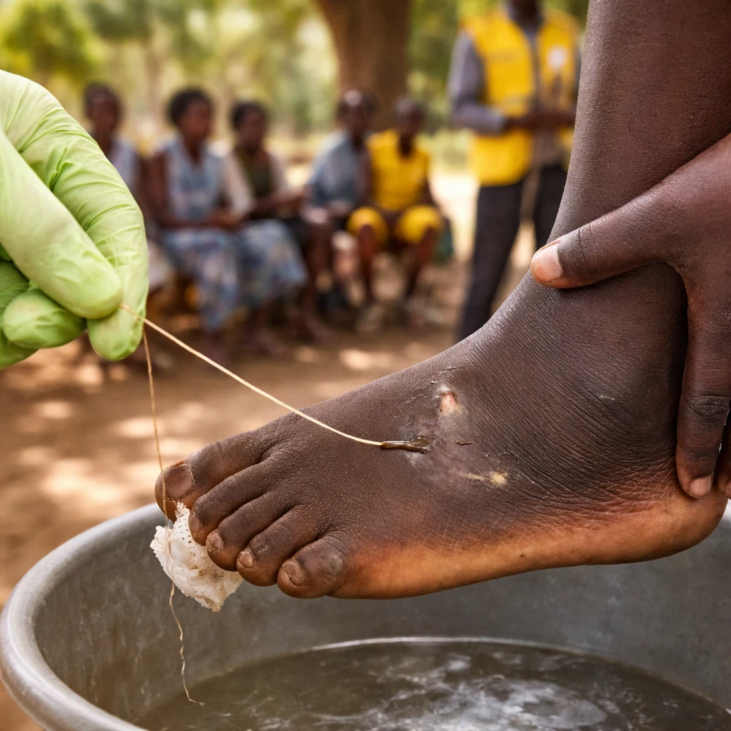 Guinea Worm Cases Reach Record Low of Just 10 Globally in 2025, Carter Center Highlights Progress