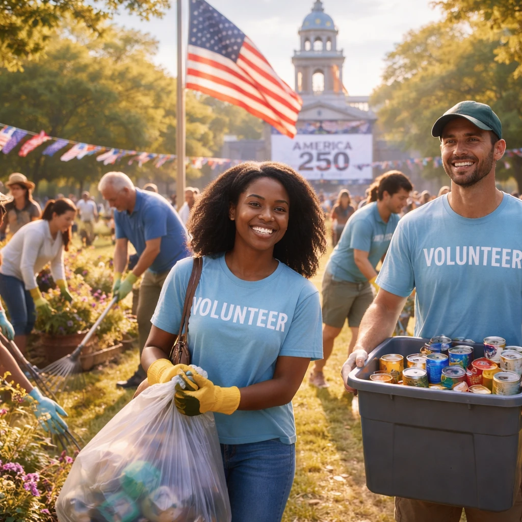 America's 250th Anniversary Spurs Nationwide Volunteerism Effort