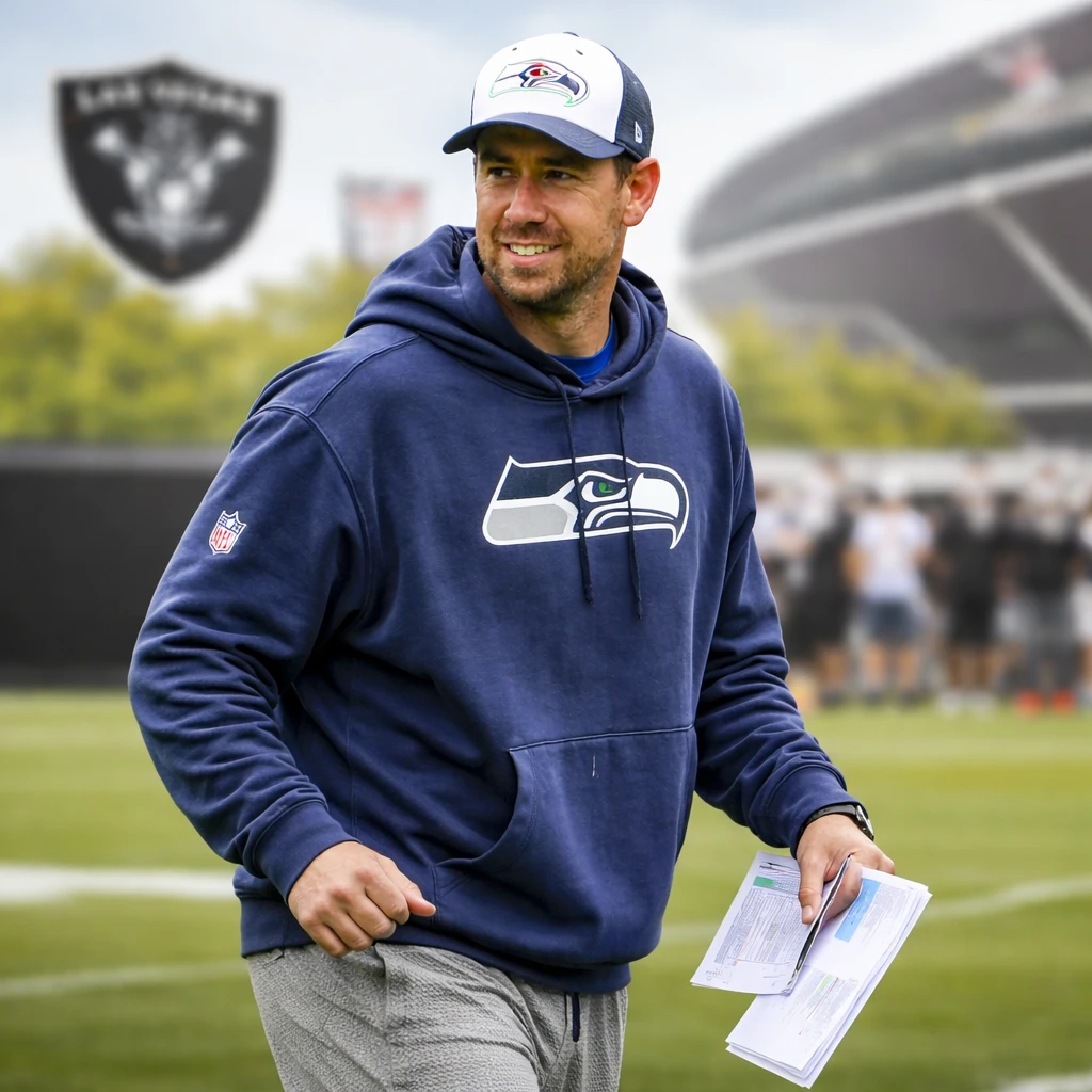 Las Vegas Raiders Near Agreement to Appoint Klint Kubiak as Head Coach