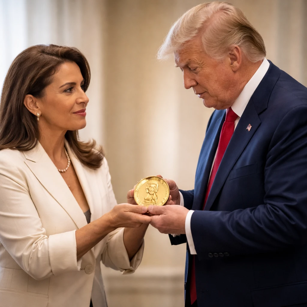 Venezuelan Opposition Leader Presents Nobel Medal to Trump Amid Political Efforts