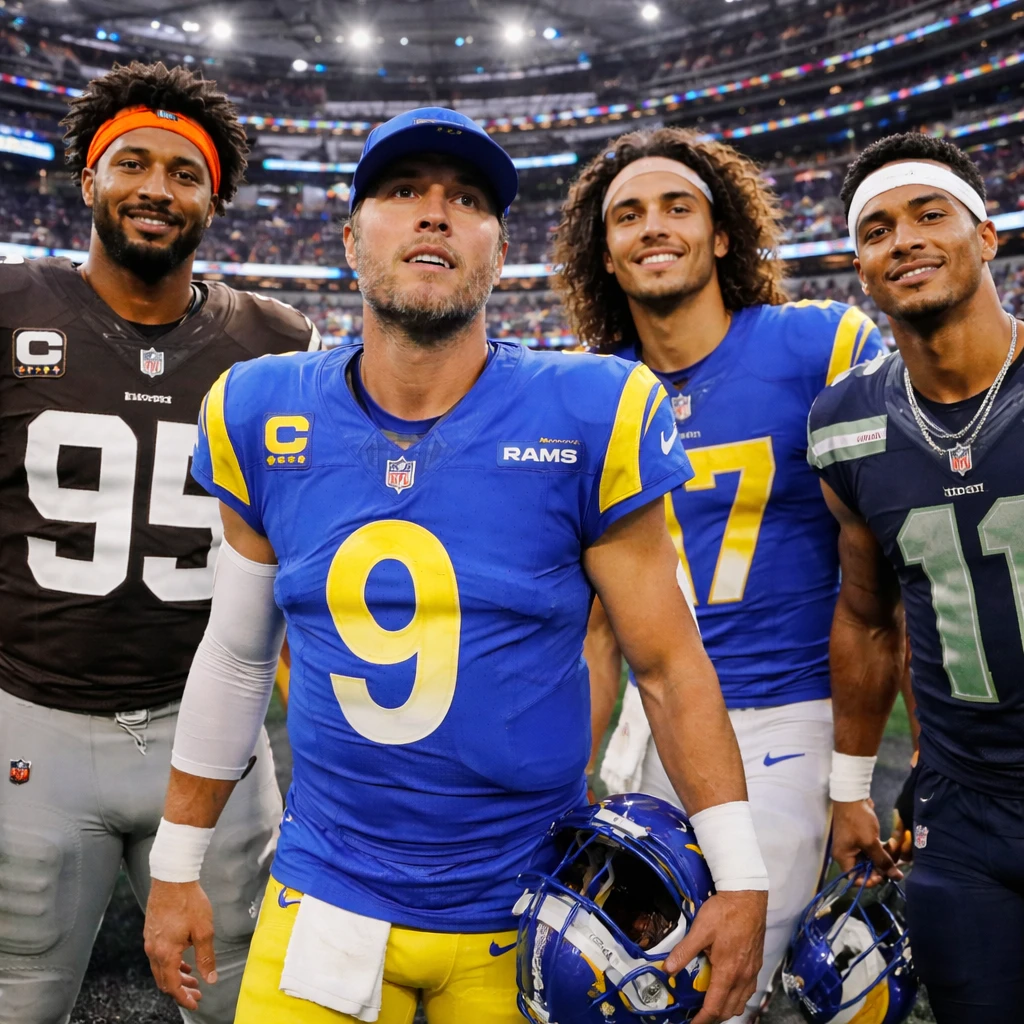 Unanimous Selections Garrett, Nacua, and Smith-Njigba Highlight 2025 NFL All-Pro Team