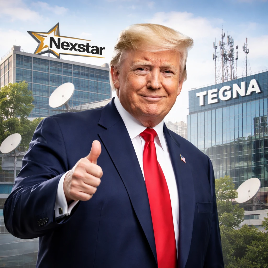 Trump Shifts Stance to Support Nexstar’s $6.2 Billion Acquisition of Tegna