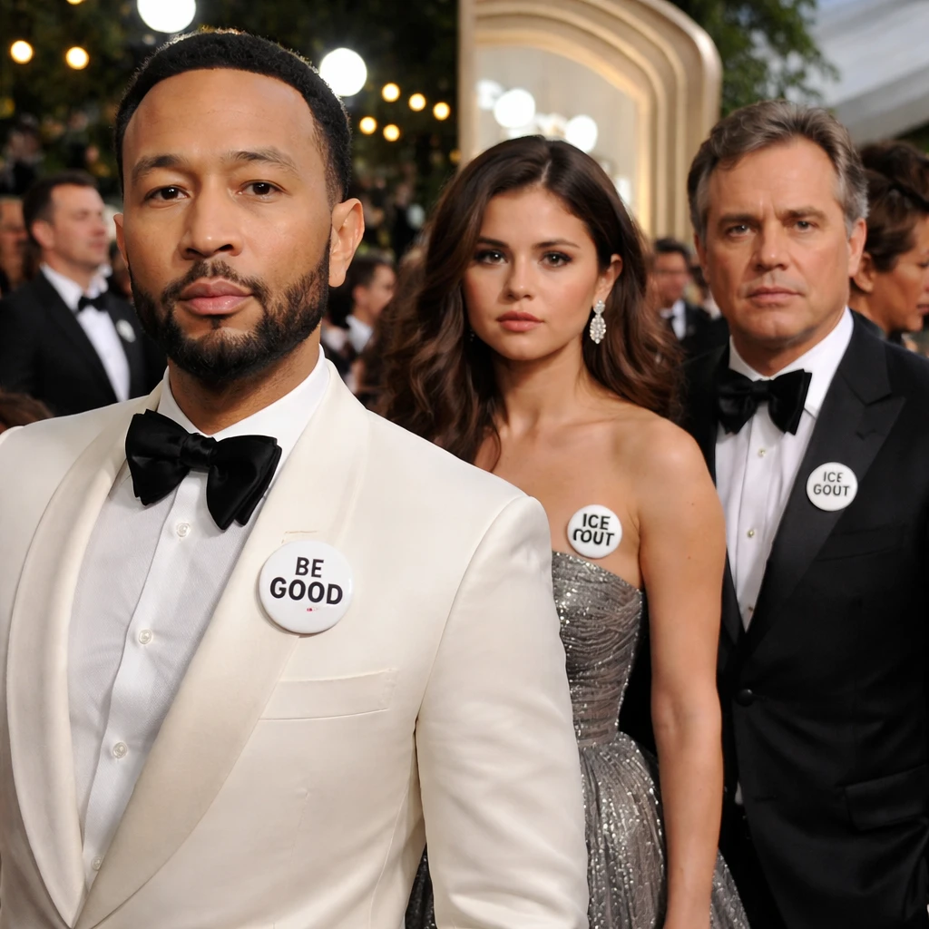 Golden Globes Red Carpet Highlights Anti-ICE Advocacy Following Minneapolis Incident