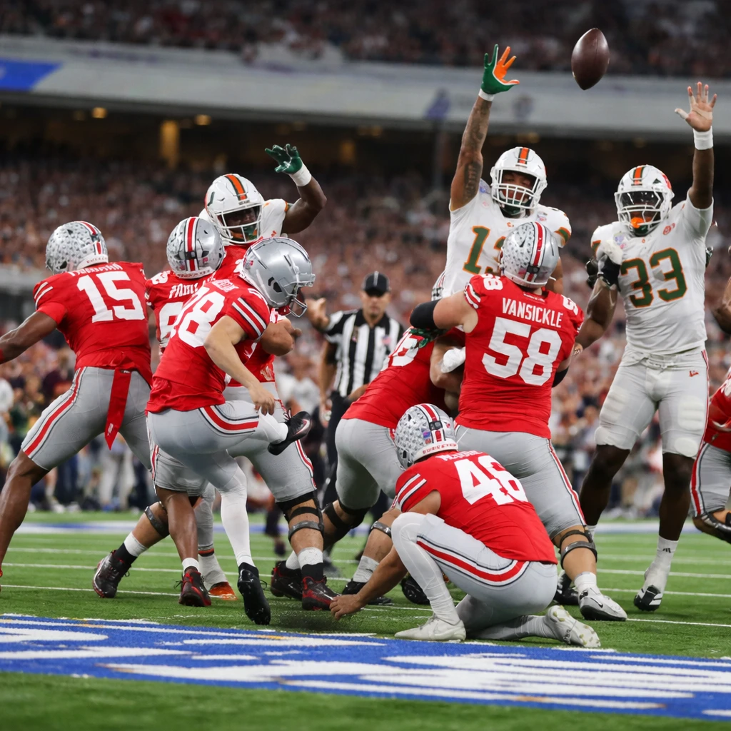 Ohio State Falls to Miami in Cotton Bowl Quarterfinal After Long Bye Challenge