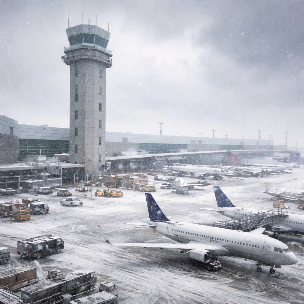 Widespread Flight Cancellations Loom as Major Winter Storm Targets US