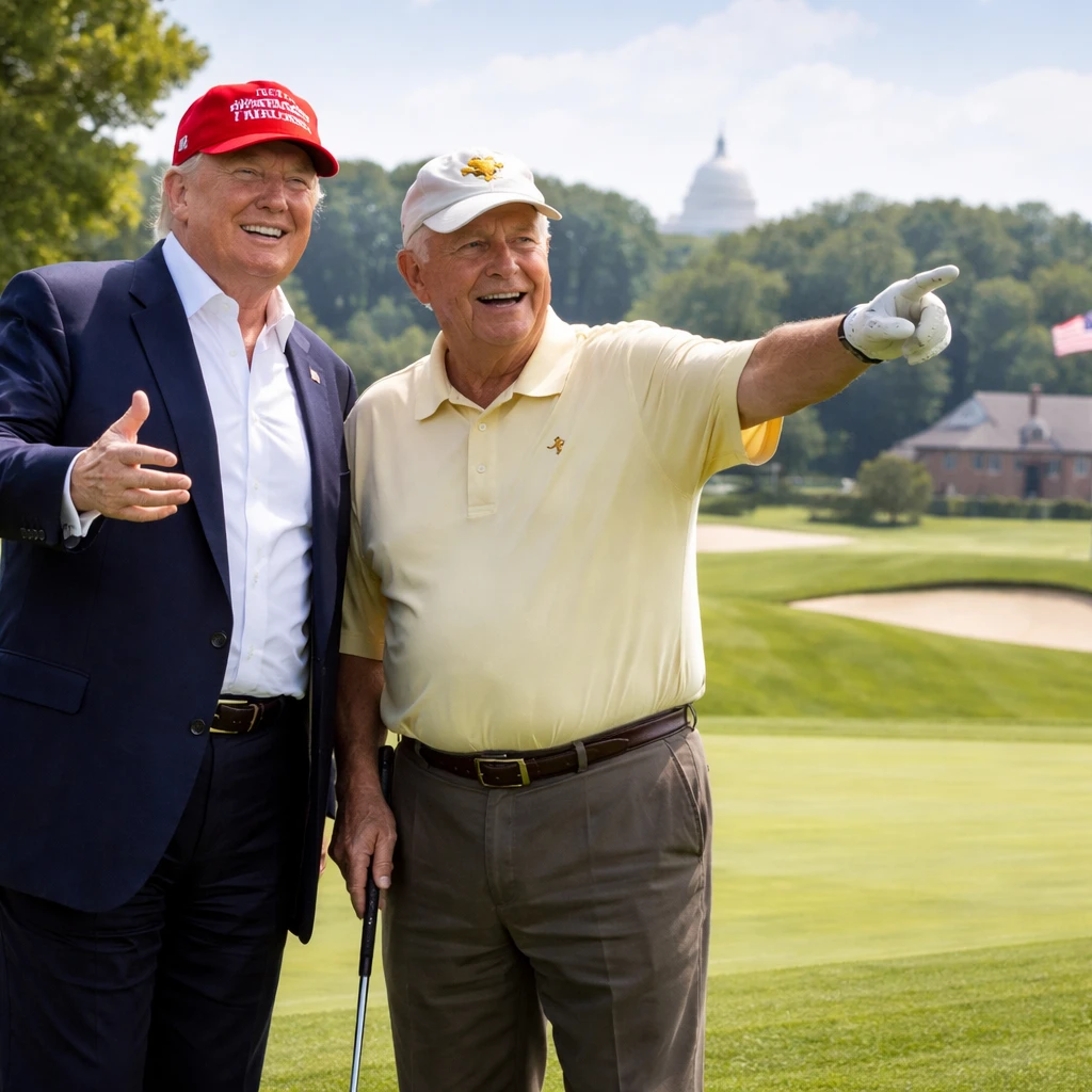 Trump Collaborates with Nicklaus to Renovate Joint Base Andrews Golf Course