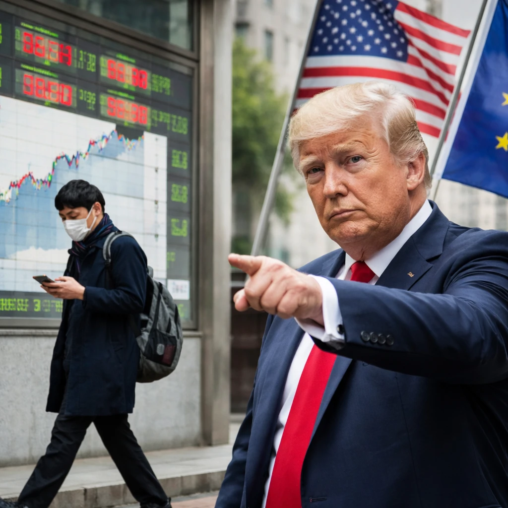 Global Markets React to U.S.-Europe Trade Tensions Amid Mixed Asian Performance