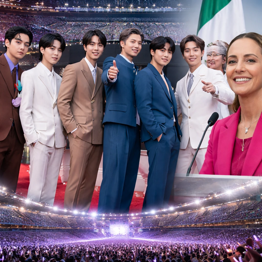 BTS Concert Demand in Mexico Elevates to Presidential Attention