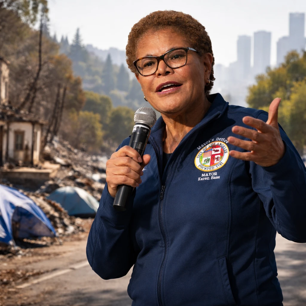 Los Angeles Mayor Karen Bass Faces Tough Reelection Amid Wildfire Aftermath and City Challenges
