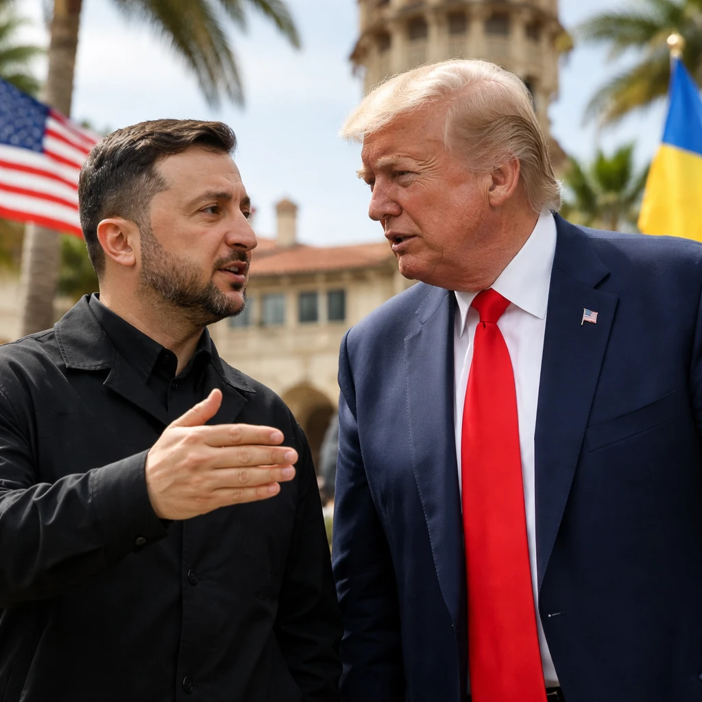 Zelenskyy and Trump to Convene at Mar-a-Lago to Discuss Ceasefire and Security in Ukraine