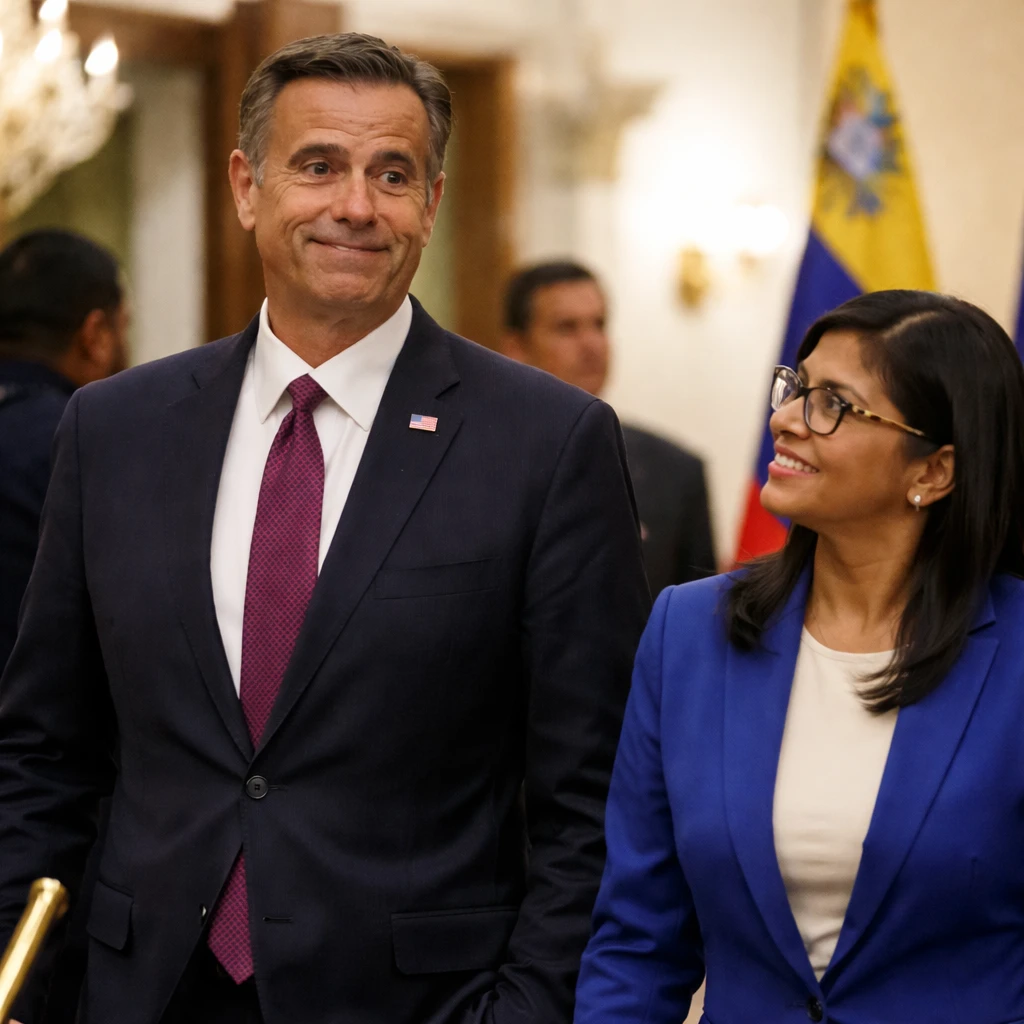 CIA Chief Conducts Diplomatic Dialogue with Venezuela's Interim Leader