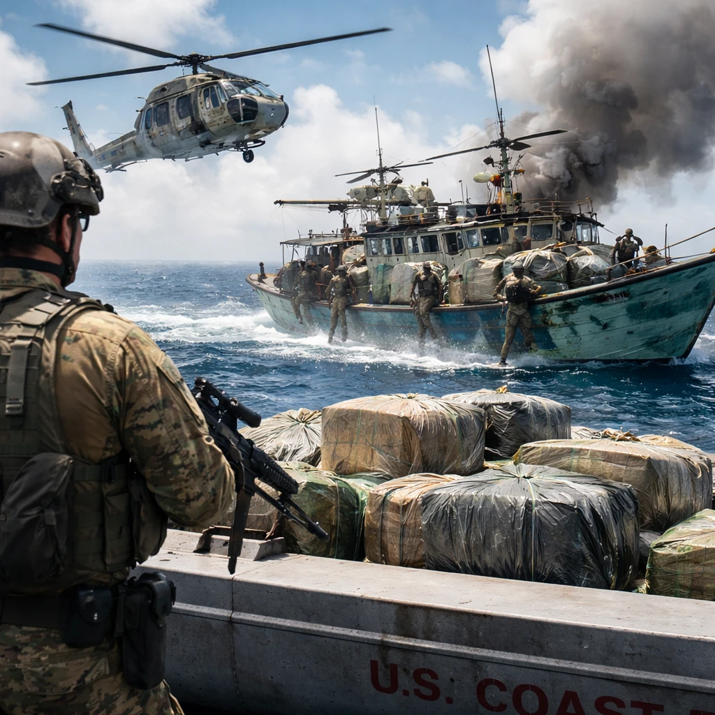 U.S. Military Continues Strikes on Alleged Drug Smuggling Vessels in Eastern Pacific