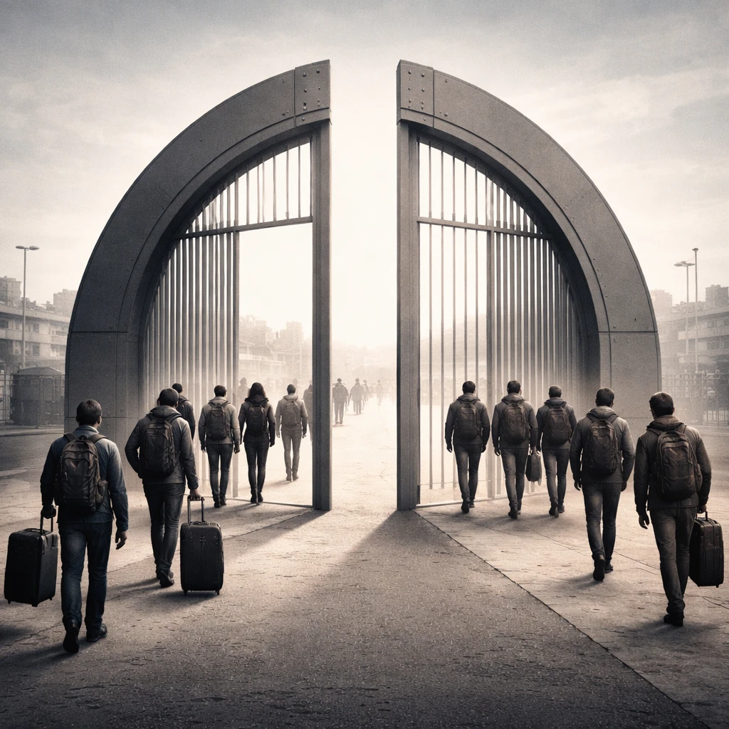 U.S. Experiences First Negative Net Migration in Five Decades Amid Heightened Immigration Enforcement