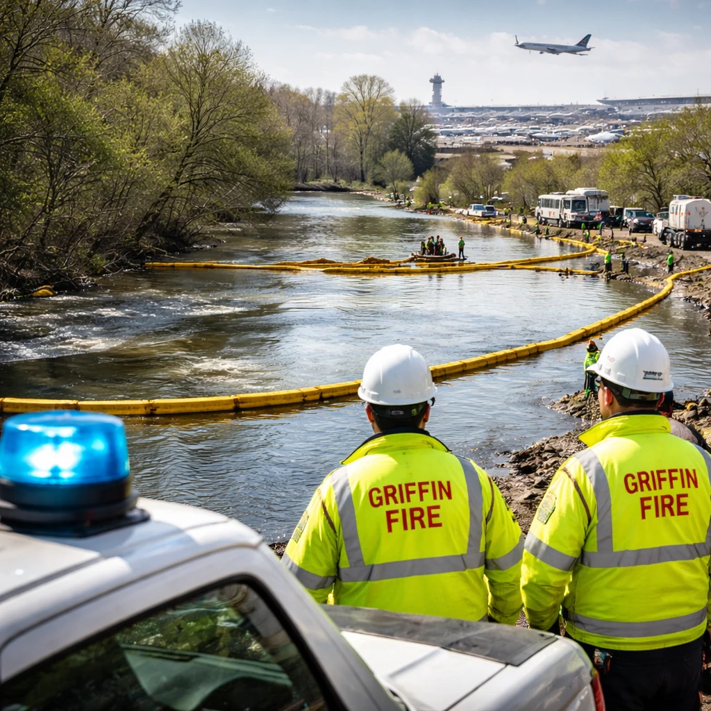 Griffin Issues Water Safety Advisory Following Fuel Leak Near Atlanta Airport