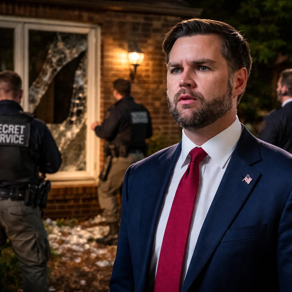 Suspect Apprehended After Window Break-In at Vice President JD Vance's Residence in Ohio