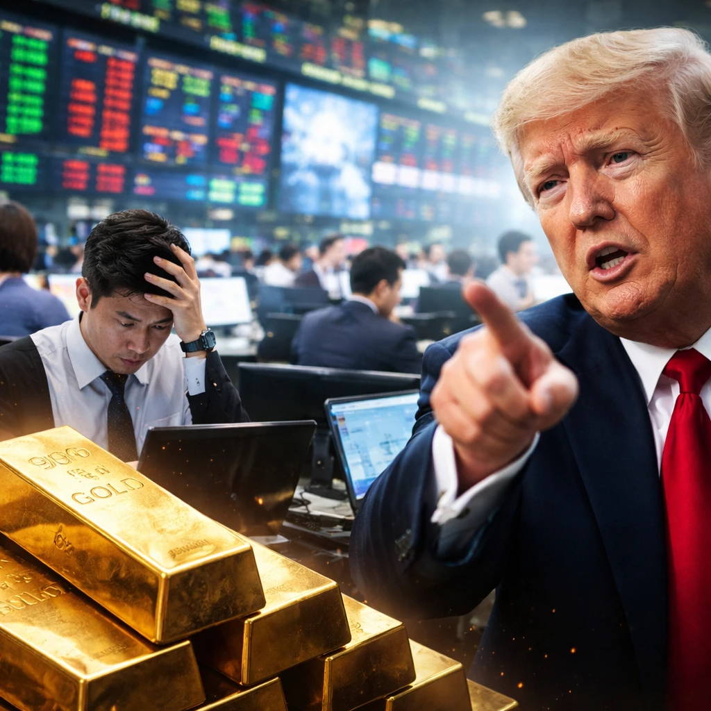 Global Markets Show Divergent Trends Amid U.S. Tariff Concerns and Soaring Gold Prices