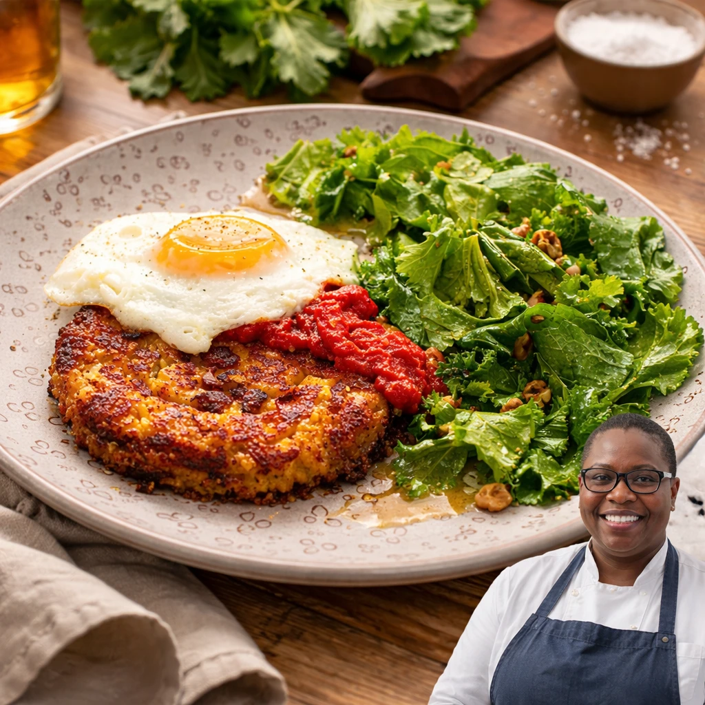 Exploring the Complementary Flavors of Fish Cakes and Southern Greens Salad