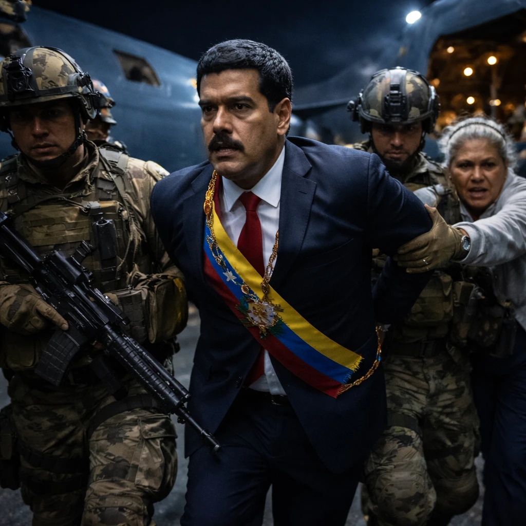 Nicolás Maduro Detained by U.S. Forces in Controversial Extrajudicial Military Operation