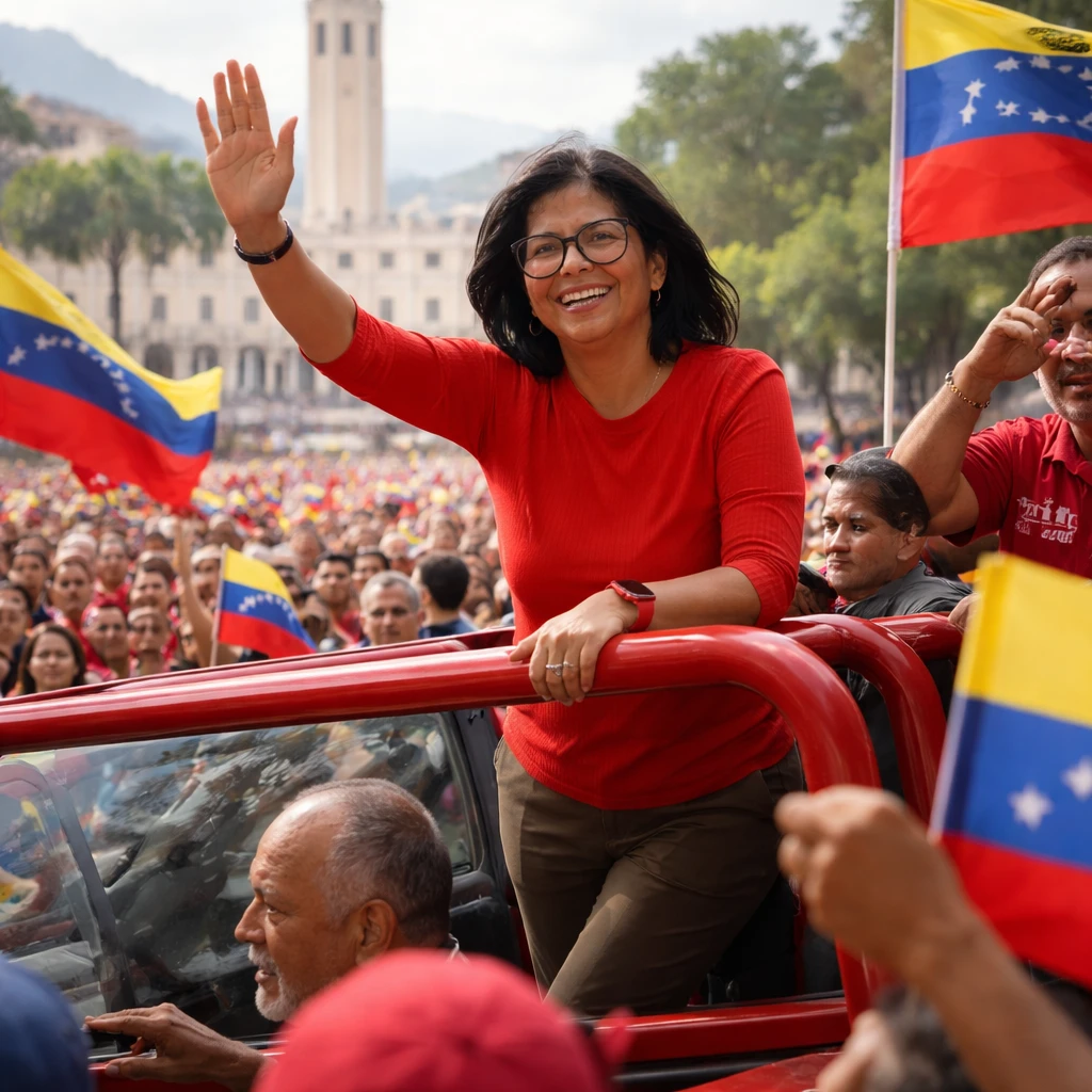 Delcy Rodríguez Assumes Interim Leadership in Venezuela Amid US Talks
