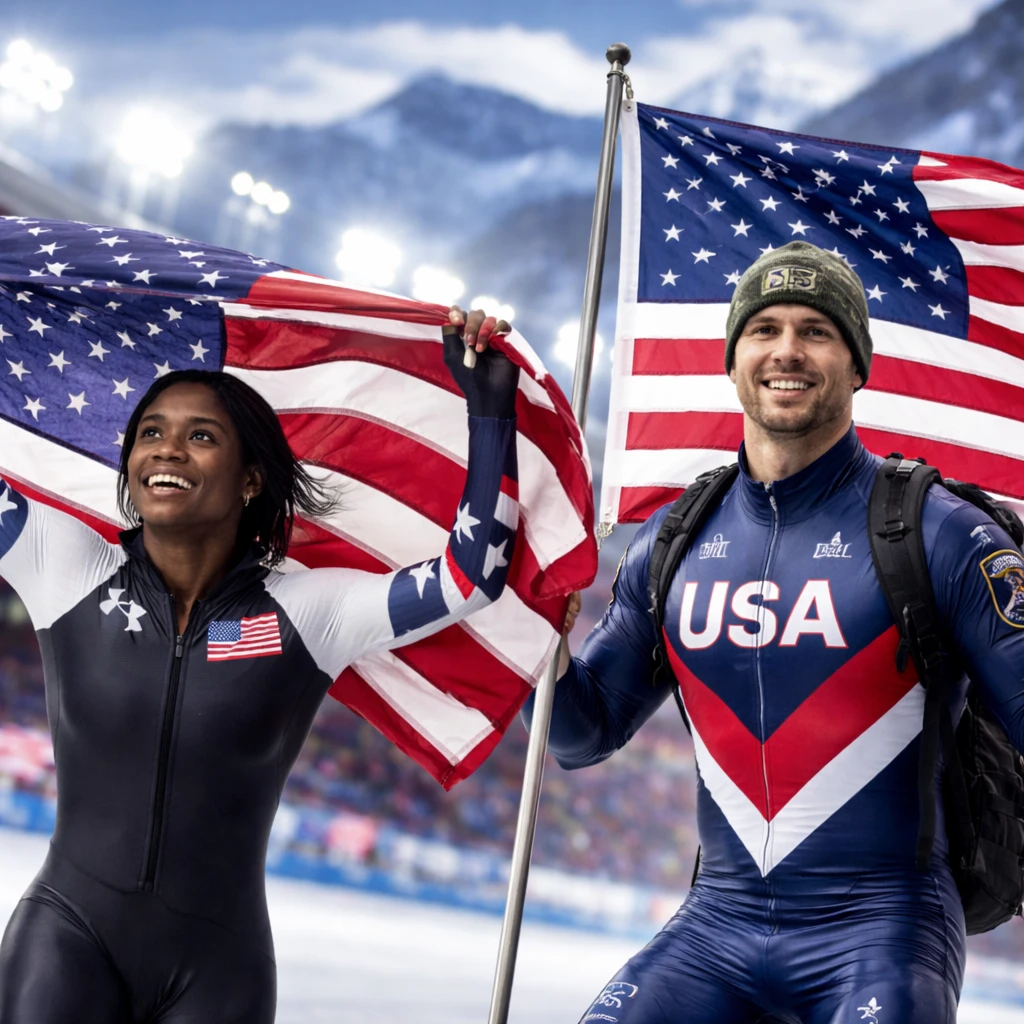 Erin Jackson and Frank Del Duca to Bear US Flag at Milan Cortina Winter Olympics