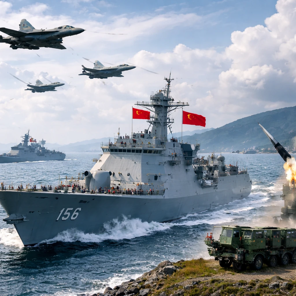 China Initiates Joint Military Exercises Around Taiwan Amid Heightened Regional Tensions