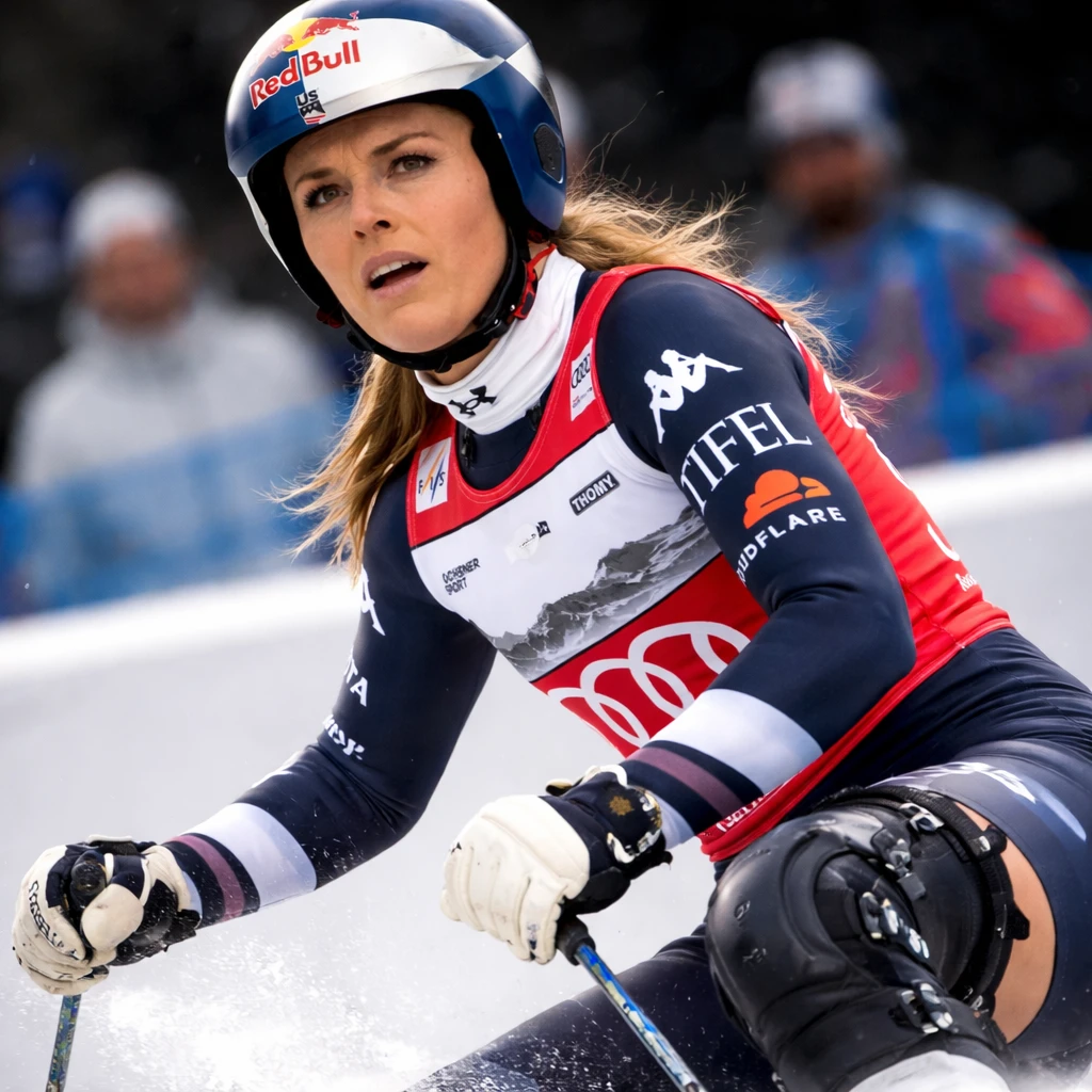 Lindsey Vonn Eyes Olympic Competition Despite Severe Knee Injury